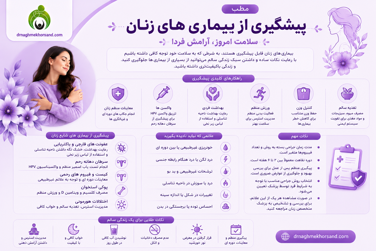 پیشگیری از بیماری های زنان