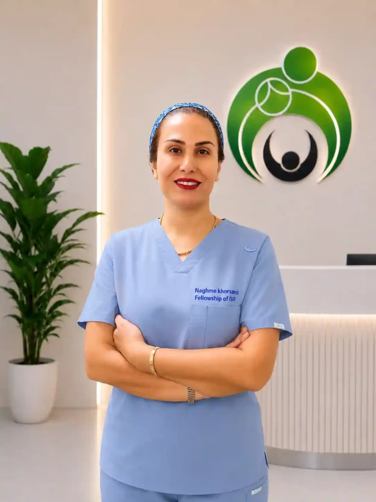 دکتر نغمه خورسند متخصص زنان و فلوشیپ ناباروری IVF در مشهد